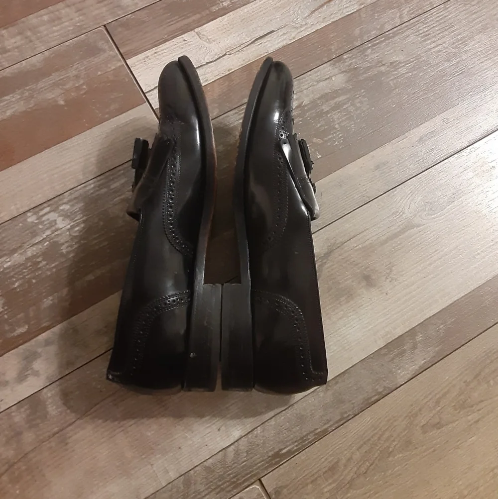 Florsheim Black Dark Academia Casual Dress Shoes Size 9.5